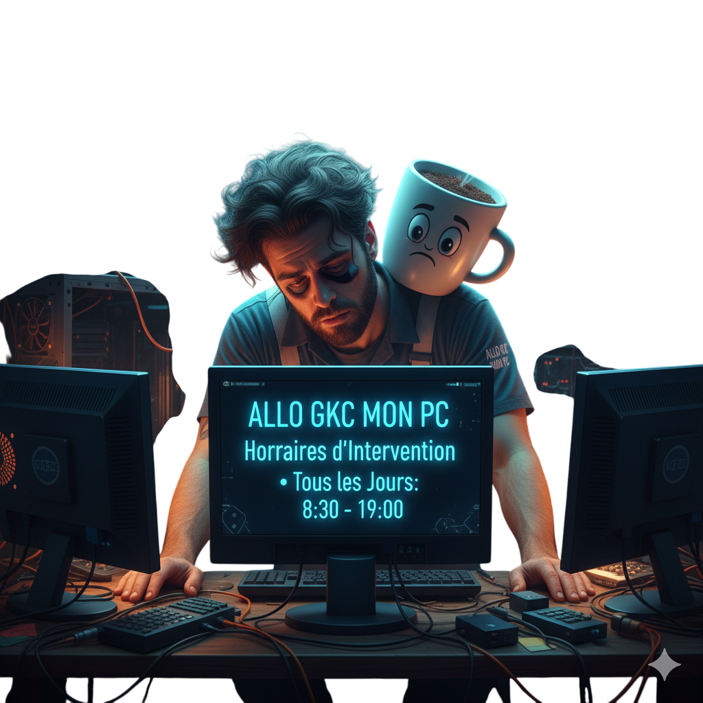 Horaires dépannage informatique Gironde 7j/7